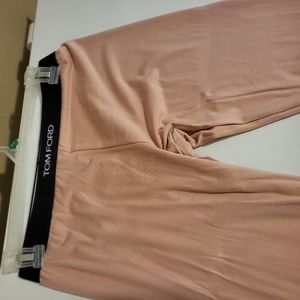 Tom Ford cropped logo-waistband leggings